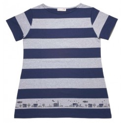 Outfits - STRIPED TUNIC TOP KIKI KORIKO TOWN BLACK×WHITE - KIKI'S DELIVERY SERVICE