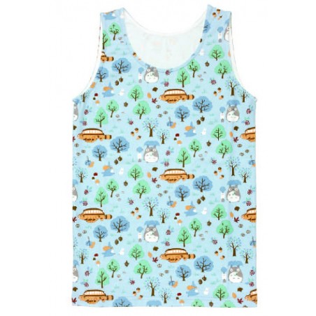 Outfits - TANK TOP WITH TOTORO LIGHT BLUE IMAGE (WOMAN) - MY NEIGHBOR TOTORO