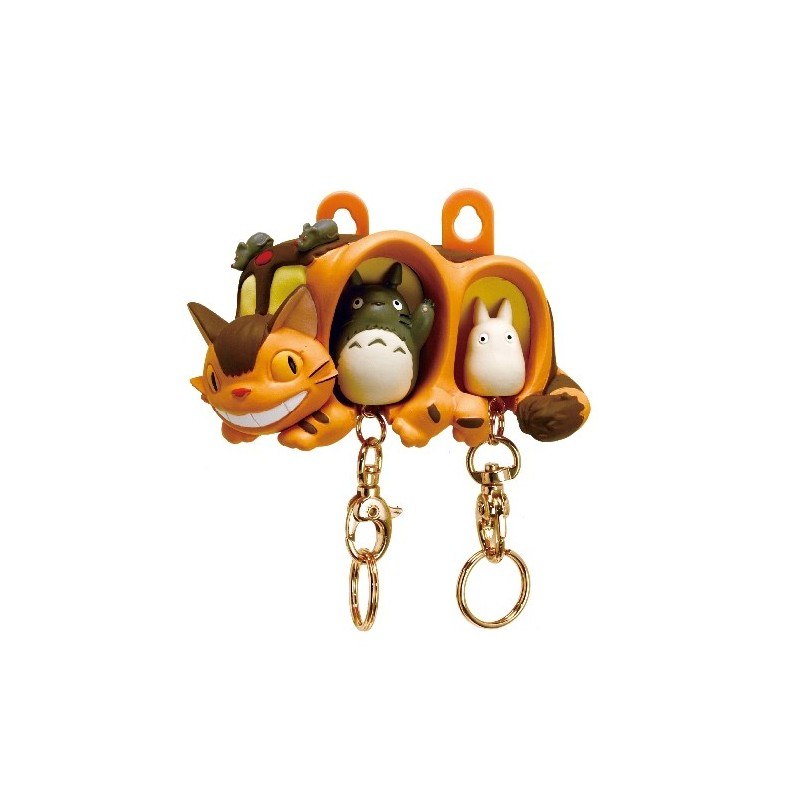 Keychains - Key Holder Catbus & Totoro - My Neighbor Totoro