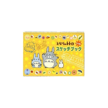 Carnets et Cahiers - Carnet A Spirales Totoro Jaune