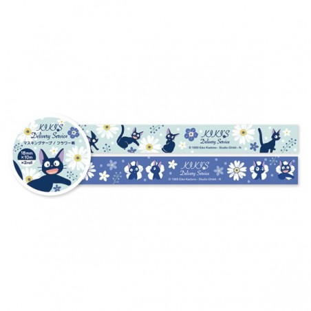 Petit matériel - Masking Tape Jiji Motifs Fleurs - KKiki la petite sorcière