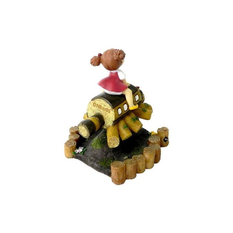 Statues - Mini Figure Mei And Catbus Wooden House - My Neighbor Totoro