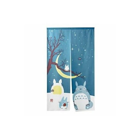 Curtains - RIDEAUX TOTORO CIEL D'HIVER - MON VOISIN TOTORO