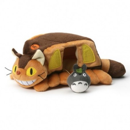 Peluches Classiques - Peluche Chatbus Maison Avec Totoro - Mon Voisin Totoro