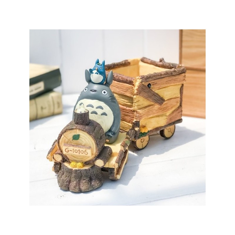 Décoration - Pot de Fleur Totoro Train - Mon Voisin Totoro