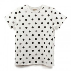 Outfits - T-SHIRTS TOTORO NOIRAUDES DOTS BLANC M (FEMME) - MON VOISIN TOTORO