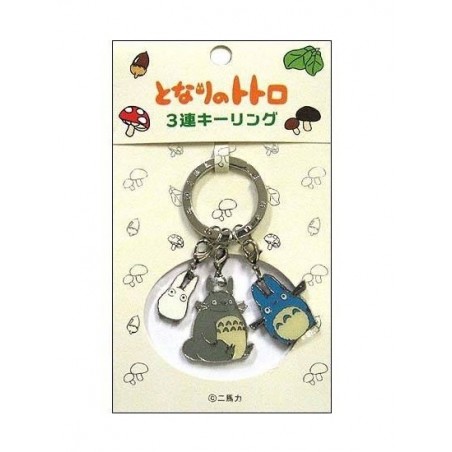 KEY HOLDER TOTORO 3 PIECES - MY NEIGHBOR TOTORO